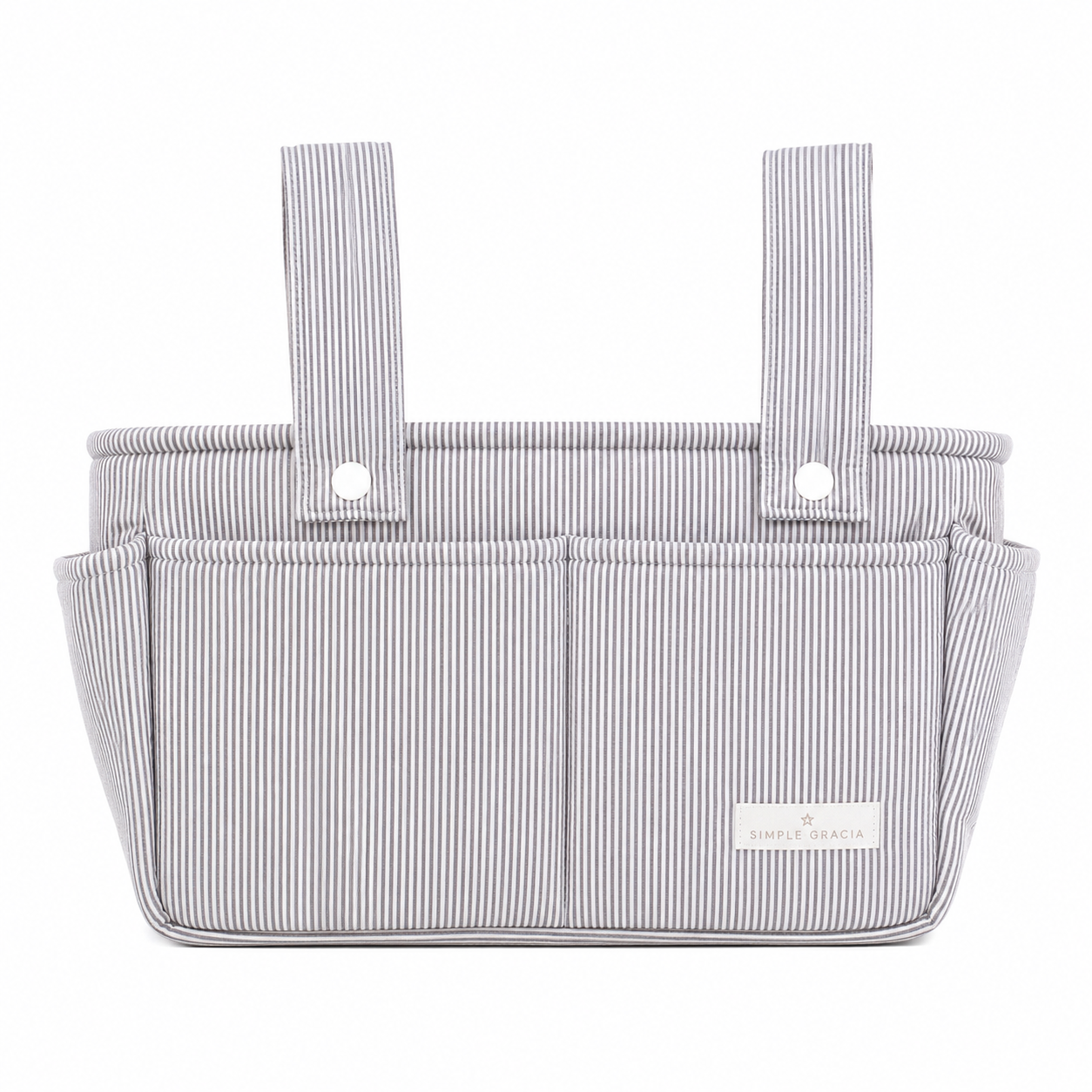 Organizador Coche Rayas Gris