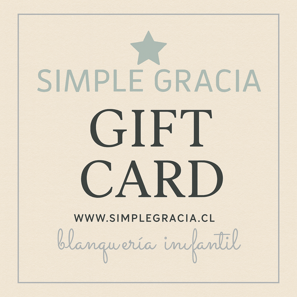 Tarjeta de Regalo Simple Gracia