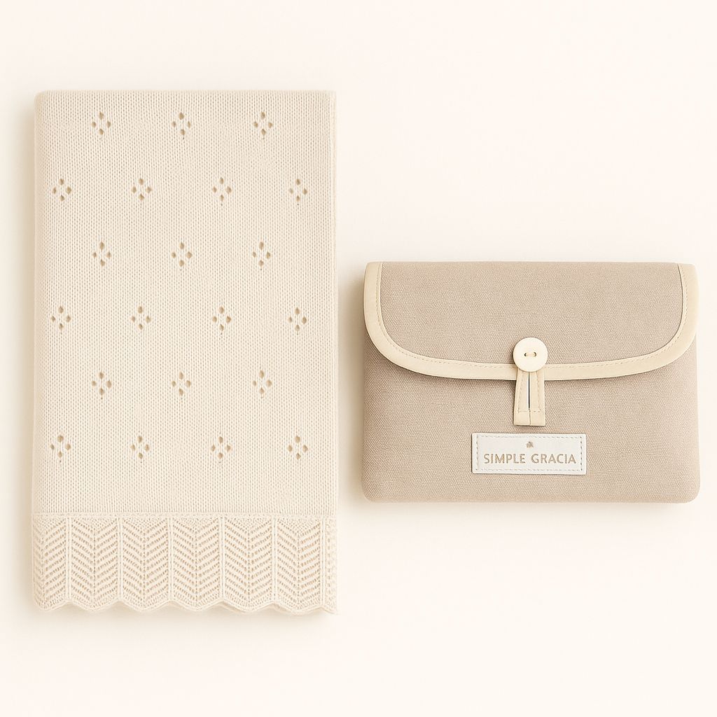 Pack Manta + Mudador Regalo Baby Shower