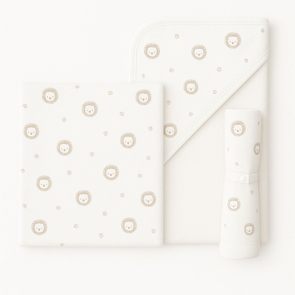 Pack Leon Regalo Baby Shower (Toalla + Manta)