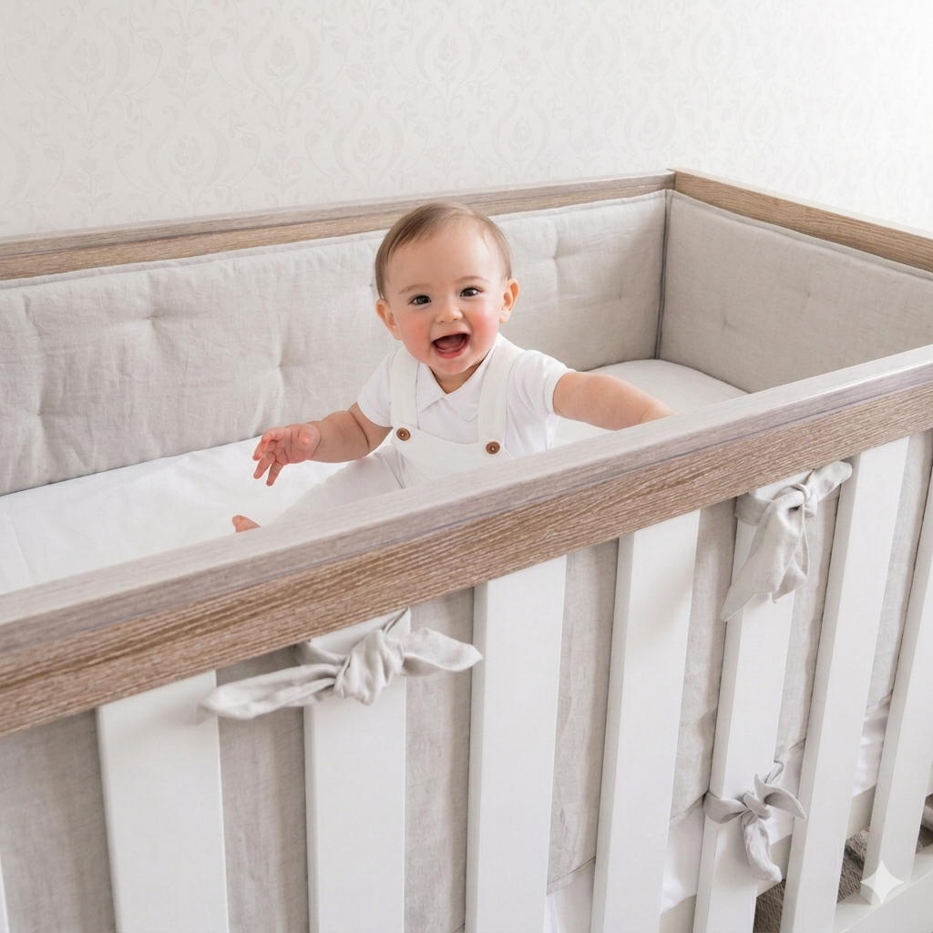 Protectores de Cuna Acolchados para Bebé