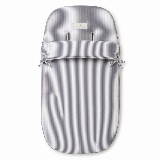 Saco Coche Lineas Gris