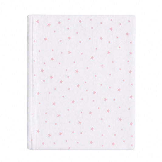 Mantita Algodón Estrellas Rosadas