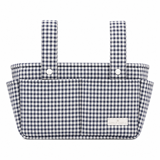 Organizador Coche Vichy Azul
