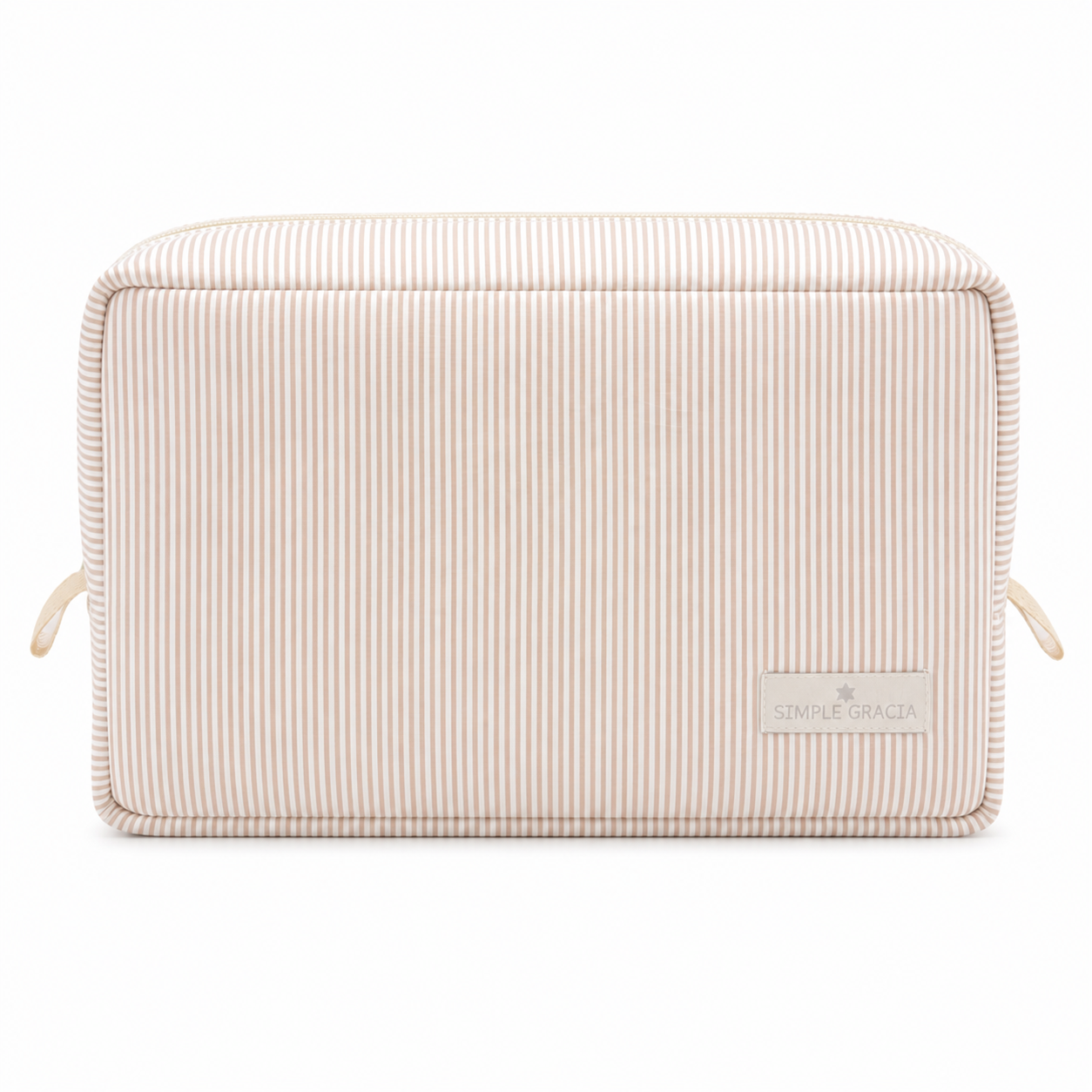 Neceser Rayitas Beige