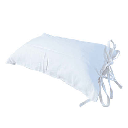 Almohadón Amarritas Lino Blanco