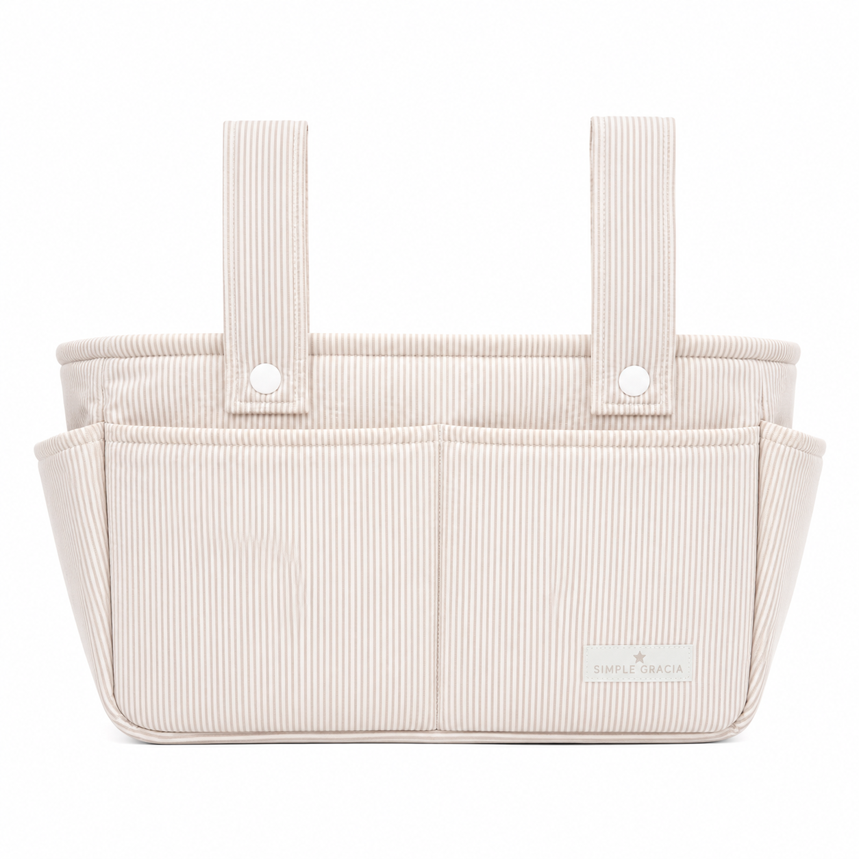 Organizador Coche Rayas Beige