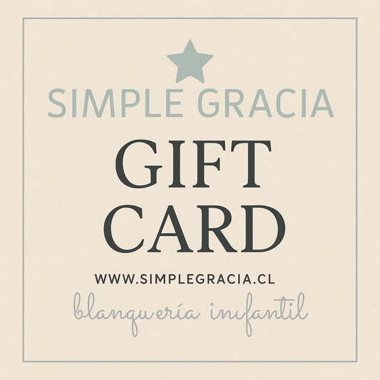 Tarjeta de Regalo Simple Gracia