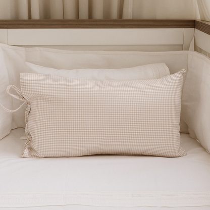 Almohadón Amarritas Cuna Vichy Beige