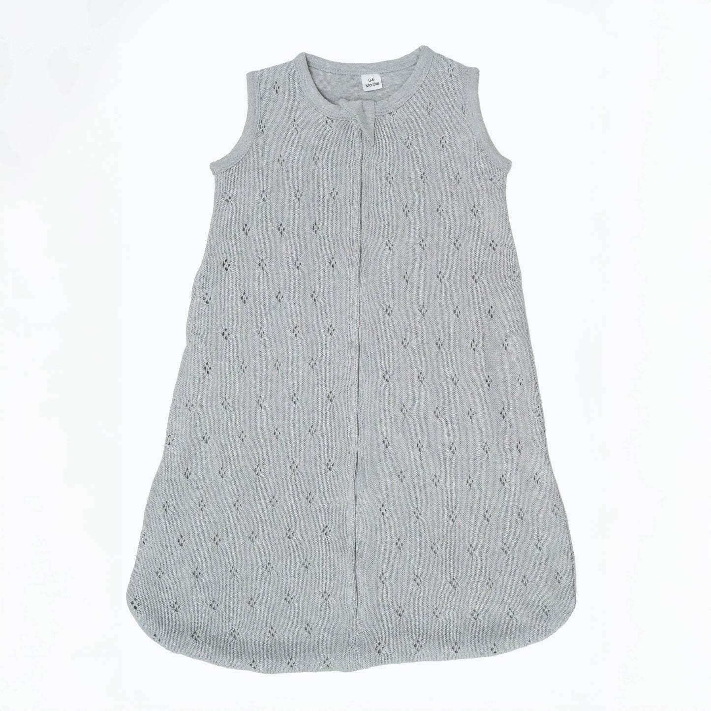 Saquito Para Bebes Punto Flor Gris 0/6