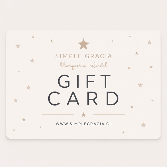 Tarjeta de Regalo Simple Gracia