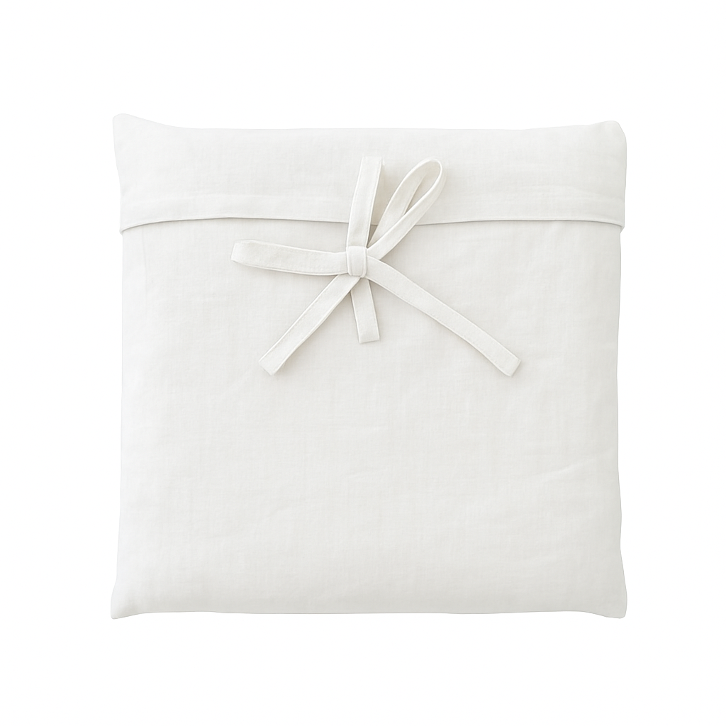 Cubre Plumón Vuelos Cama Lino Blanco