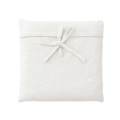 Cubre Plumón Vuelos Cama Lino Blanco