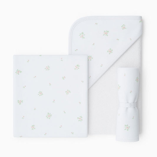 Pack Flor Regalo Baby Shower (Toalla + Manta)