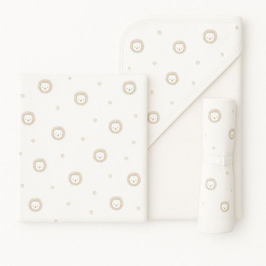 Pack Leon Regalo Baby Shower (Toalla + Manta)