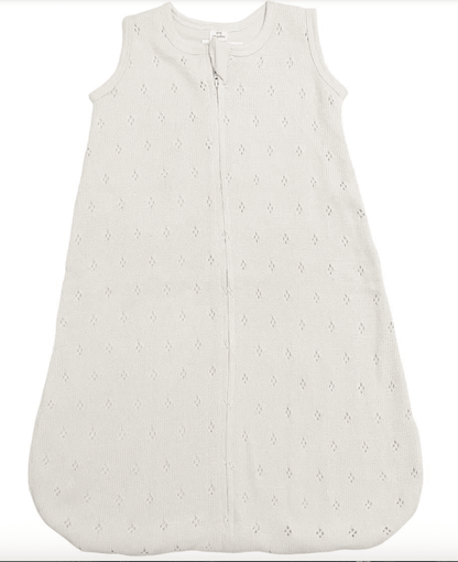 Saquito Para Bebes Punto Flor Blanco Invierno 0/6