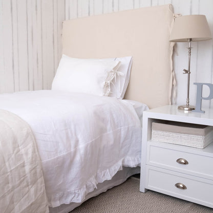 Funda Amarritas Cama Blanco