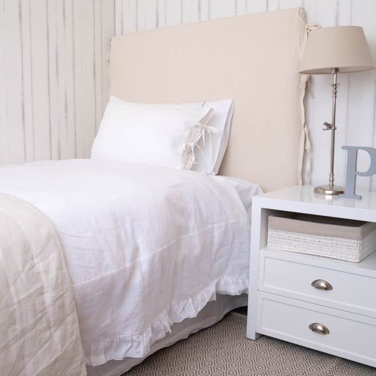 Funda Amarritas Cama Blanco