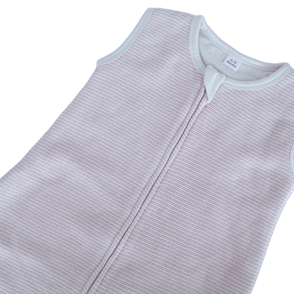 Saquito Para Bebes Rayitas Rosado