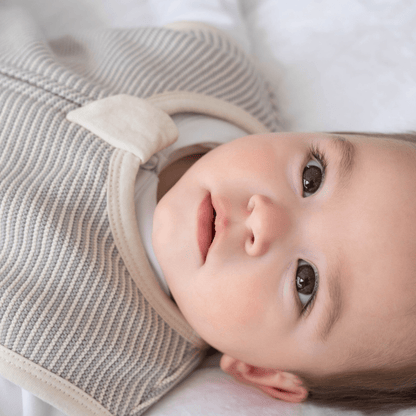 Saquito para Bebes Rayita Grises