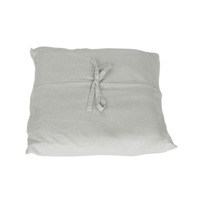 Cubre Plumón Cuna Lino Gris Claro