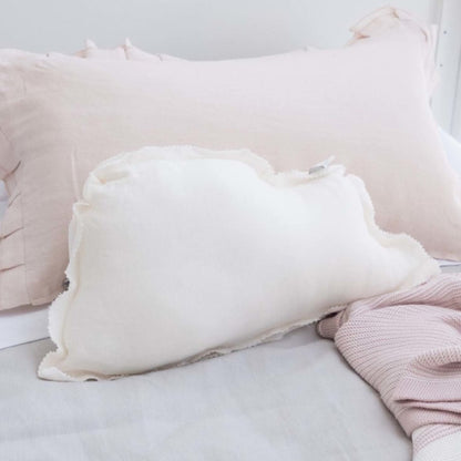 Cubre Plumón Cuna Lino Gris Claro