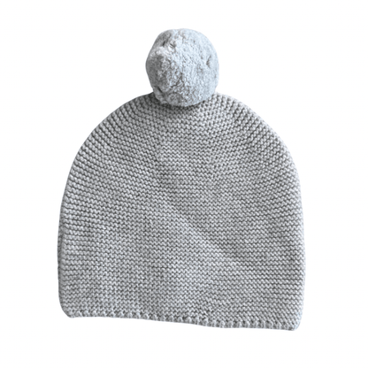 Gorro Pompón Gris