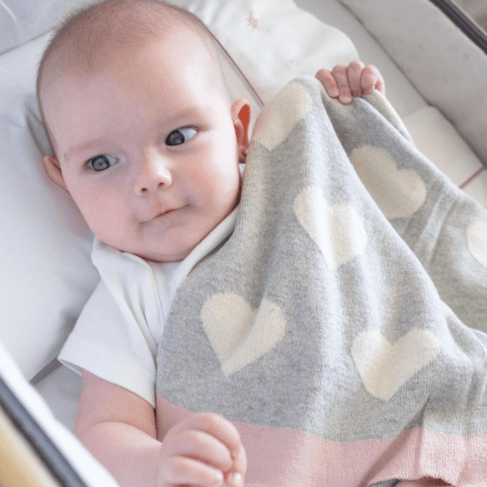 Manta Para Bebés Corazón