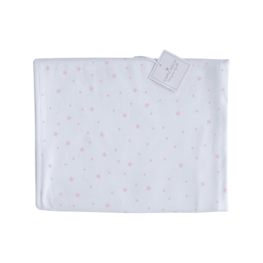 MANTITA ALGODÓN ESTRELLAS ROSADAS
