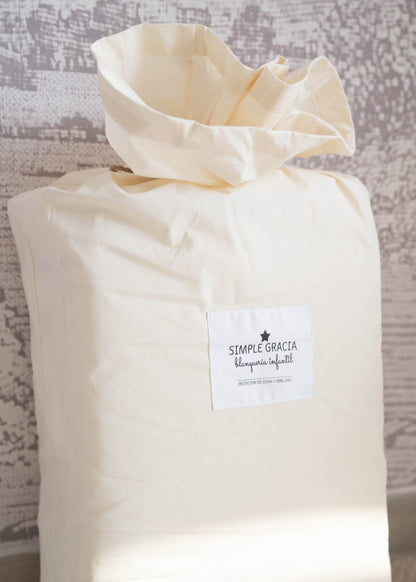 PROTECTOR CUNA LINO BLANCO